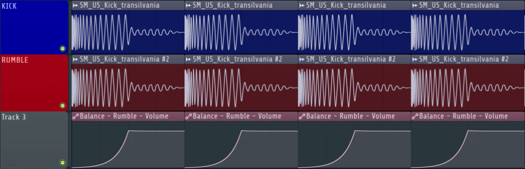 Sidechain automation