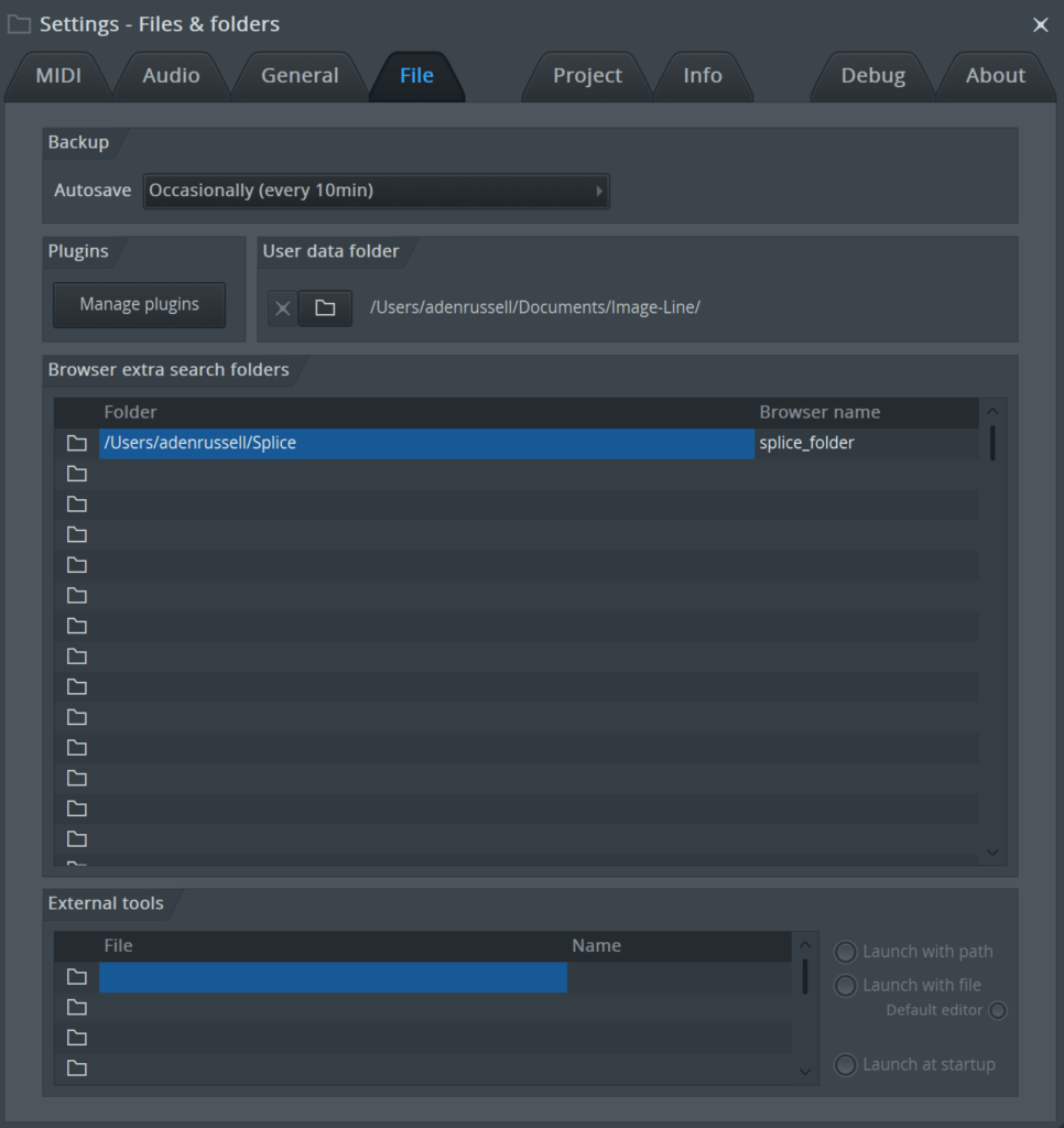 FL Studio Add Folders